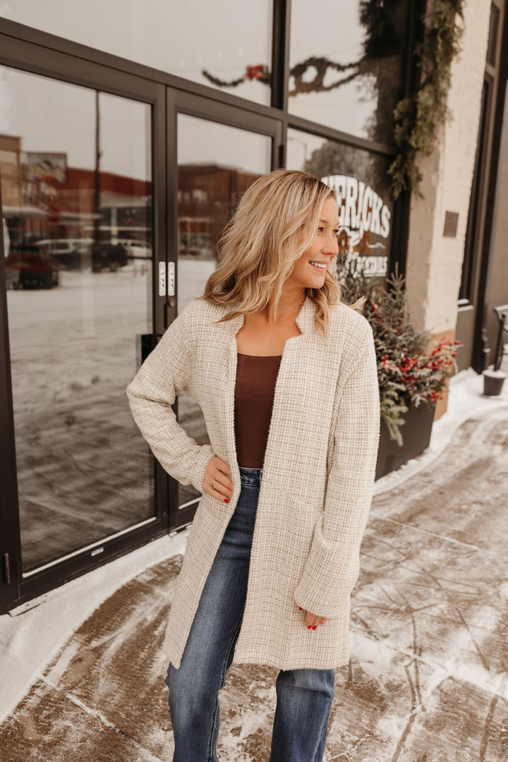 Brushed Lightweight Coatigan