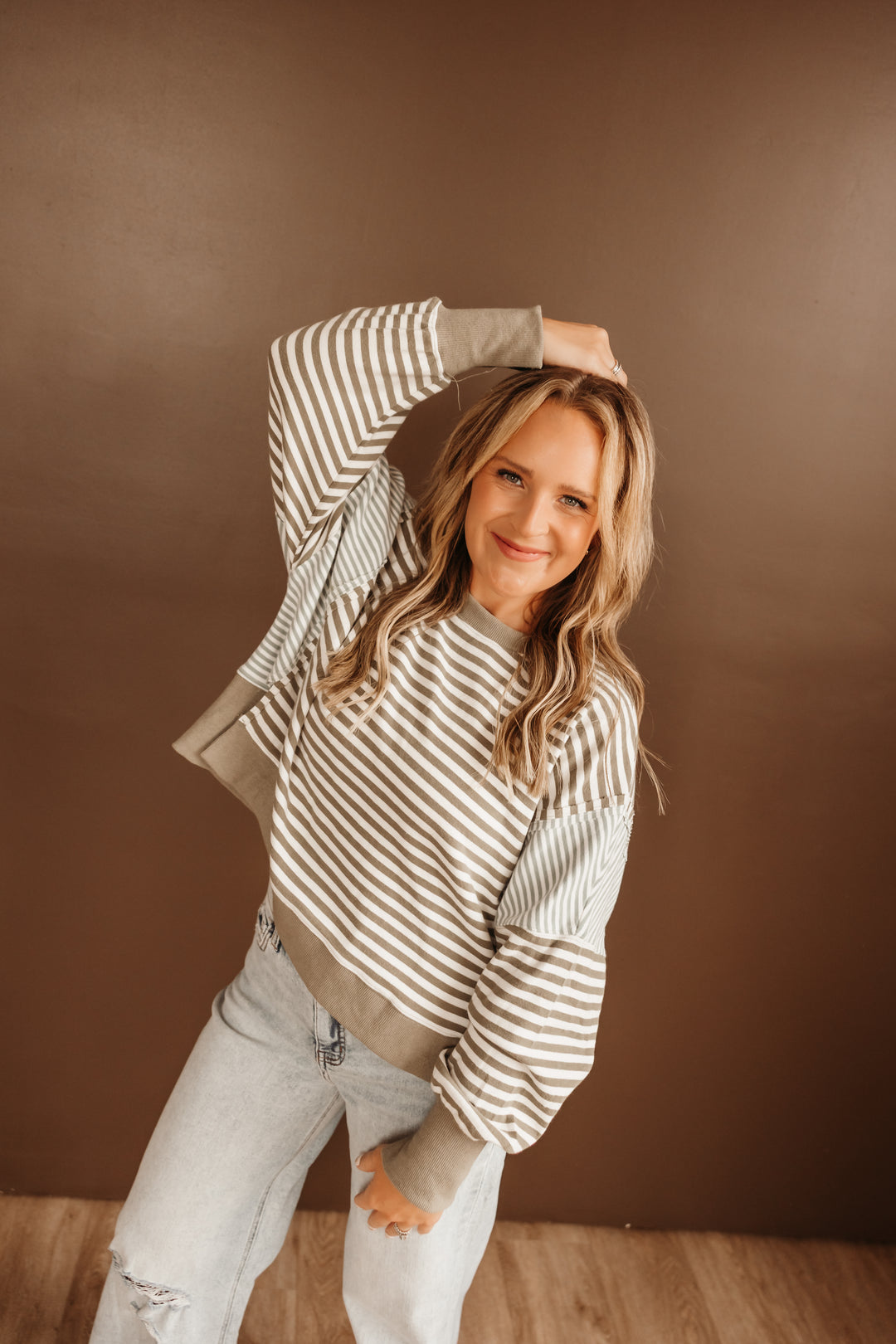 Striped Sweatshirt
