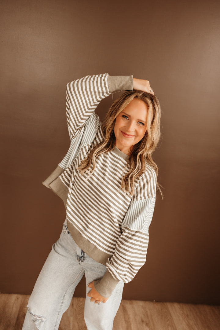 Striped Sweatshirt