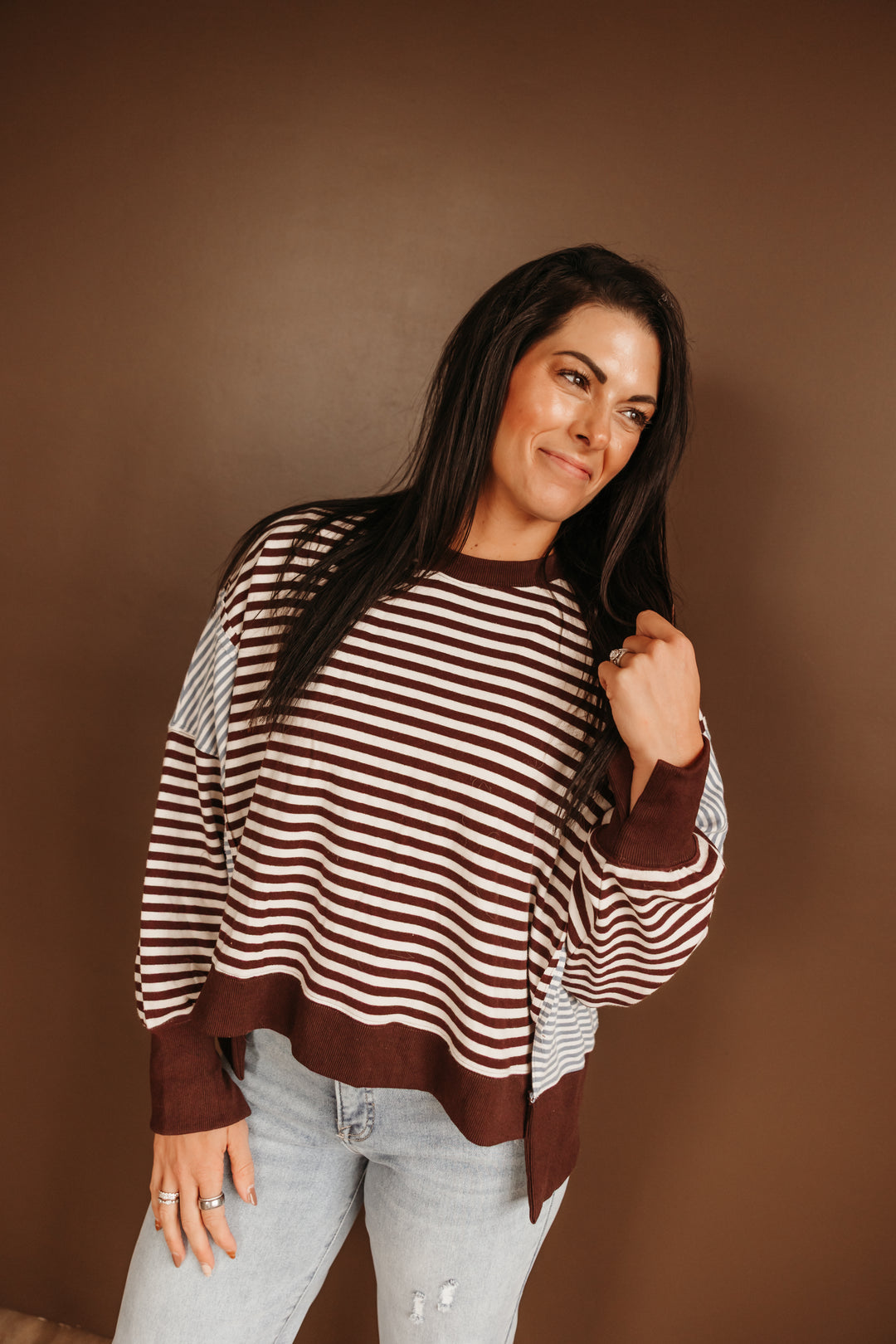 Striped Sweatshirt