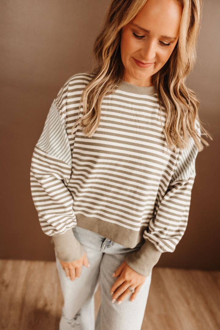 Striped Sweatshirt