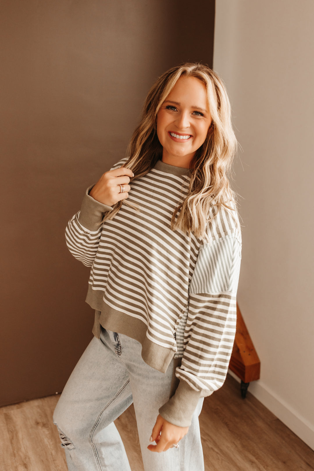 Striped Sweatshirt