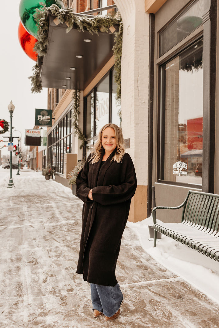 Open Front Duster Cardigan