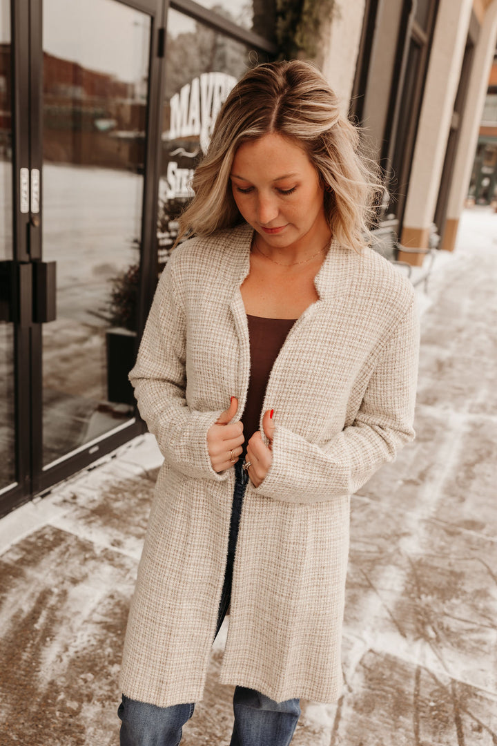 Brushed Lightweight Coatigan