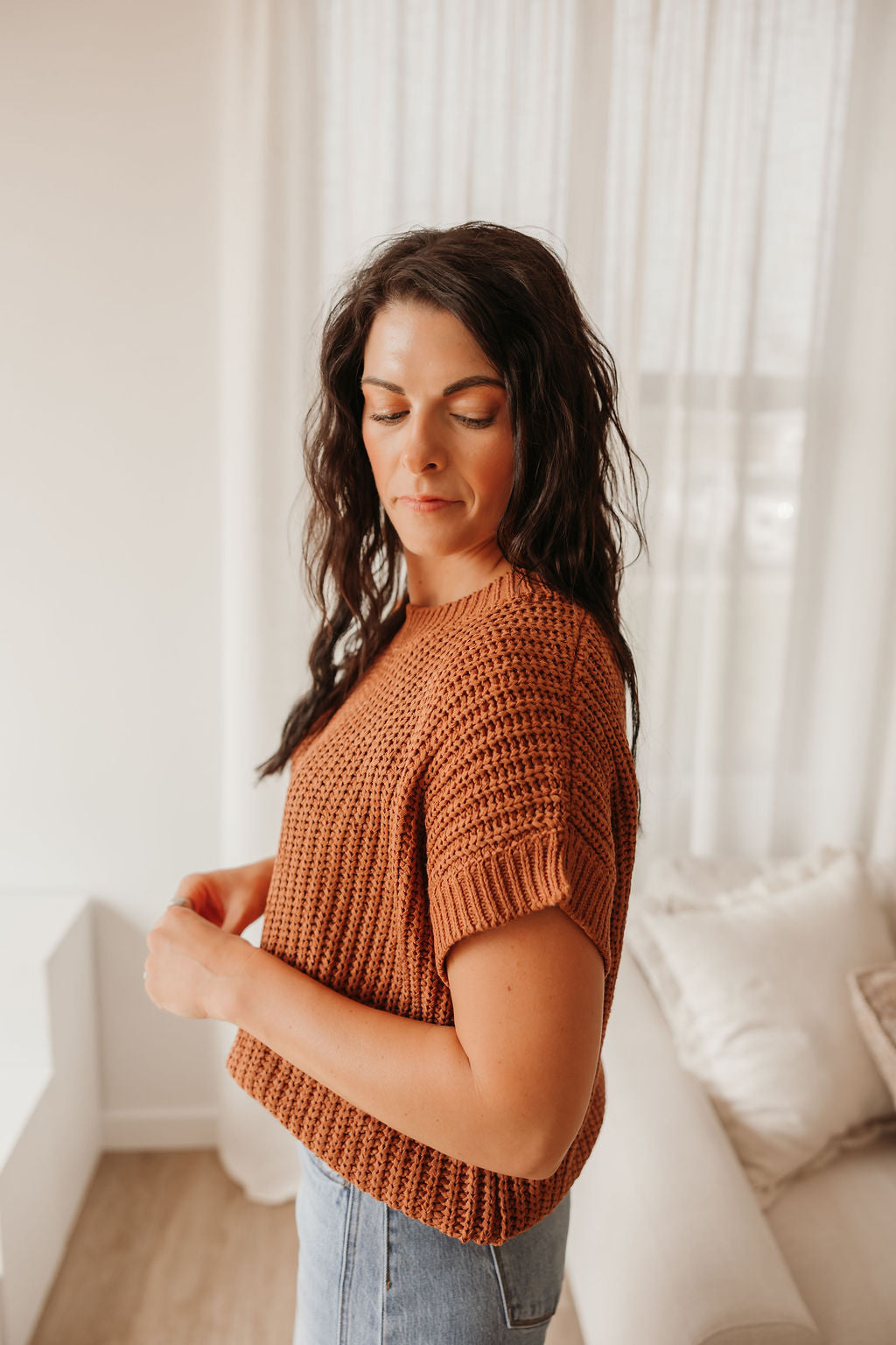 Boxy Sweater Top