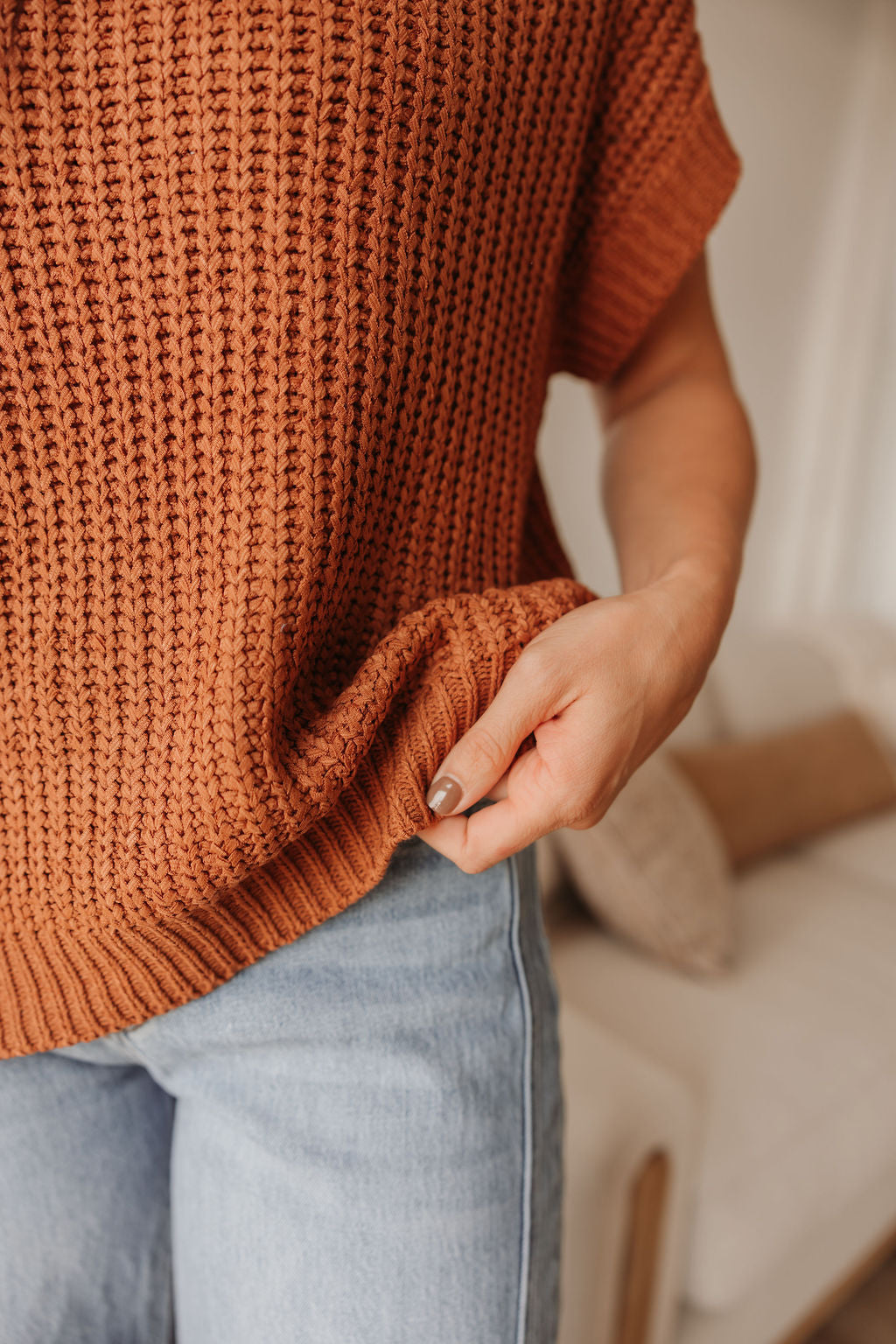 Boxy Sweater Top