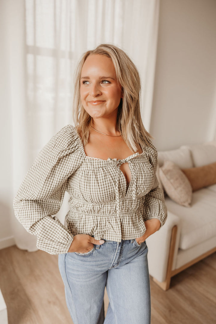 Gingham Top