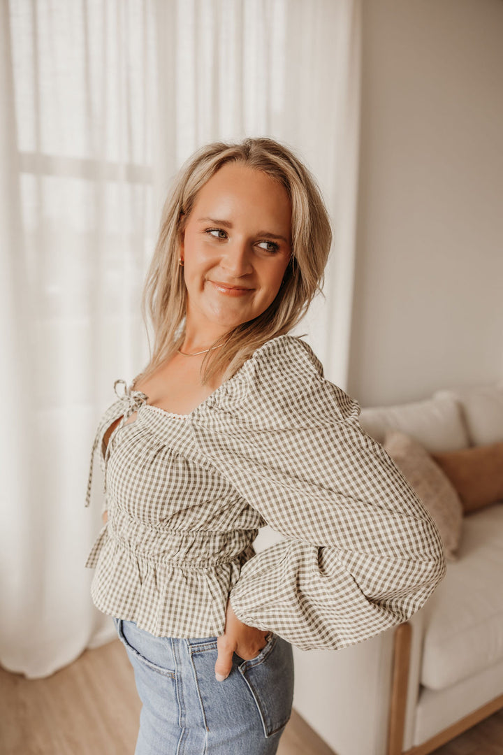 Gingham Top