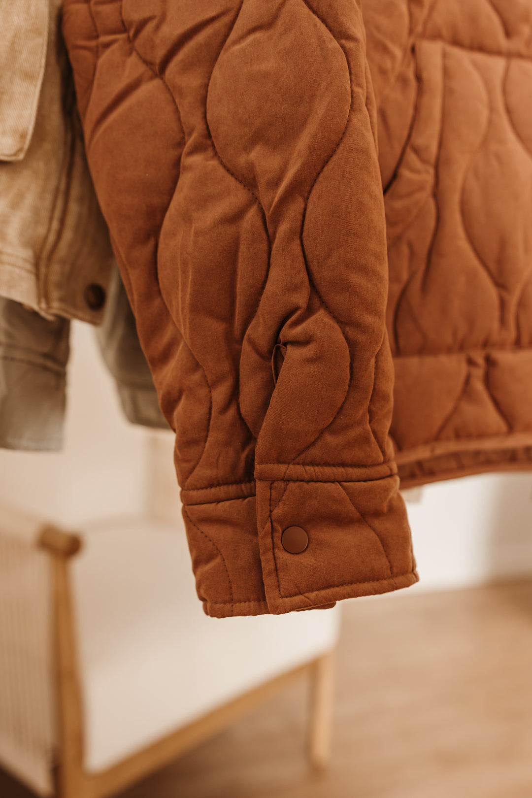 Quilted Half Zip Pullover