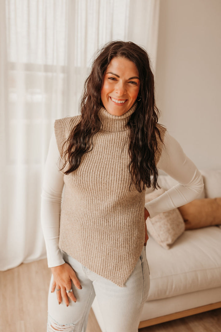 Asymmetrical Sweater Vest