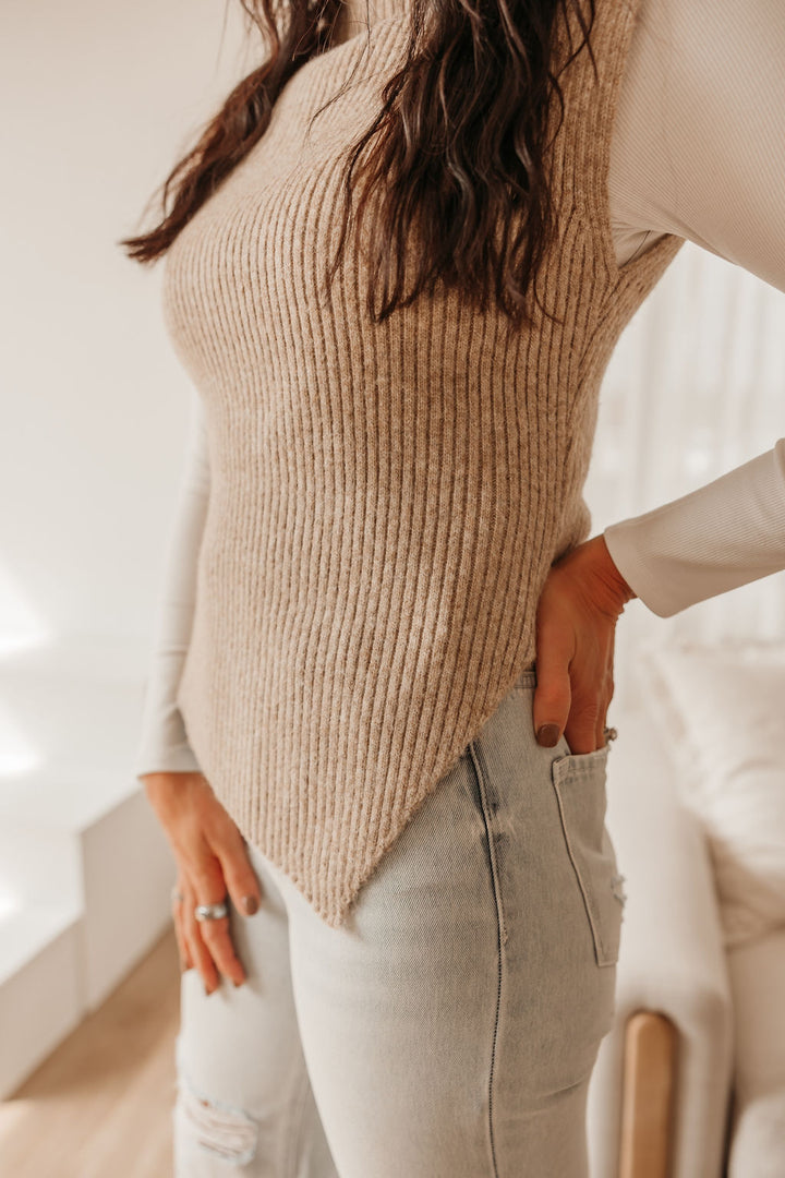 Asymmetrical Sweater Vest