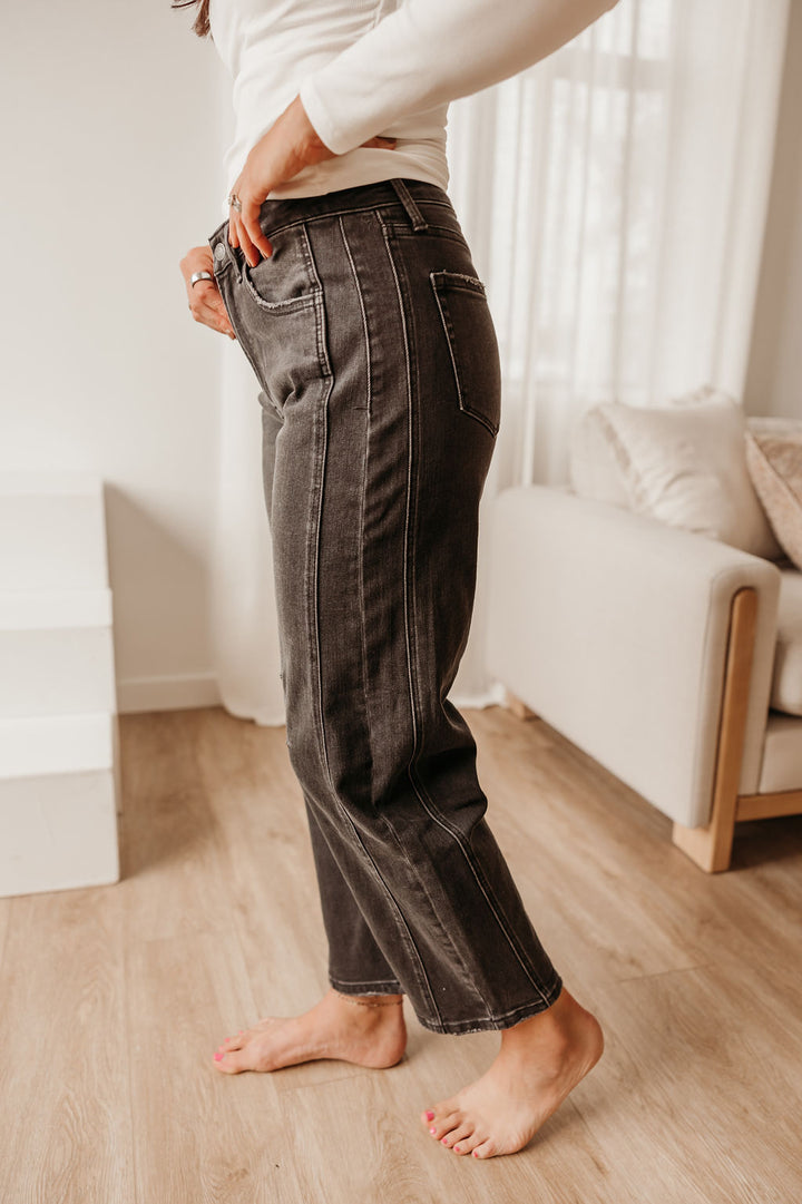 Flying Monkey High Rise Barrel Jeans