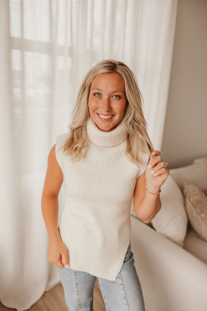 Asymmetrical Sweater Vest