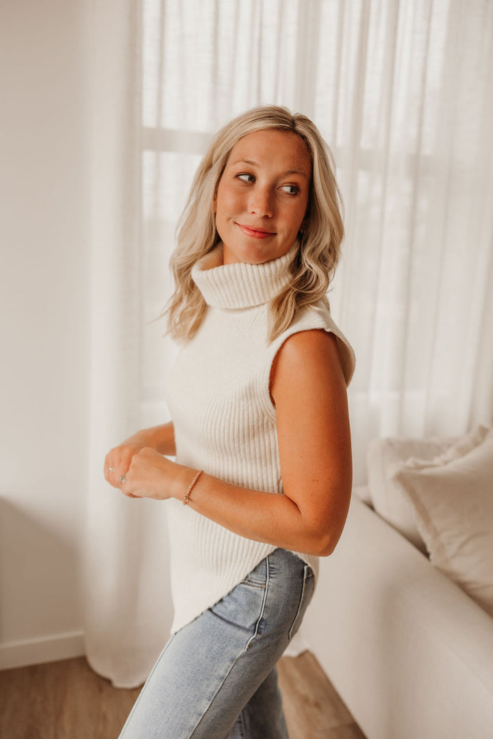 Asymmetrical Sweater Vest