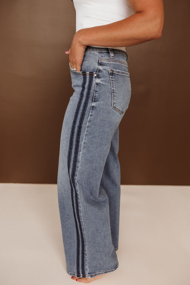 Risen Jeans Shadow Stripe