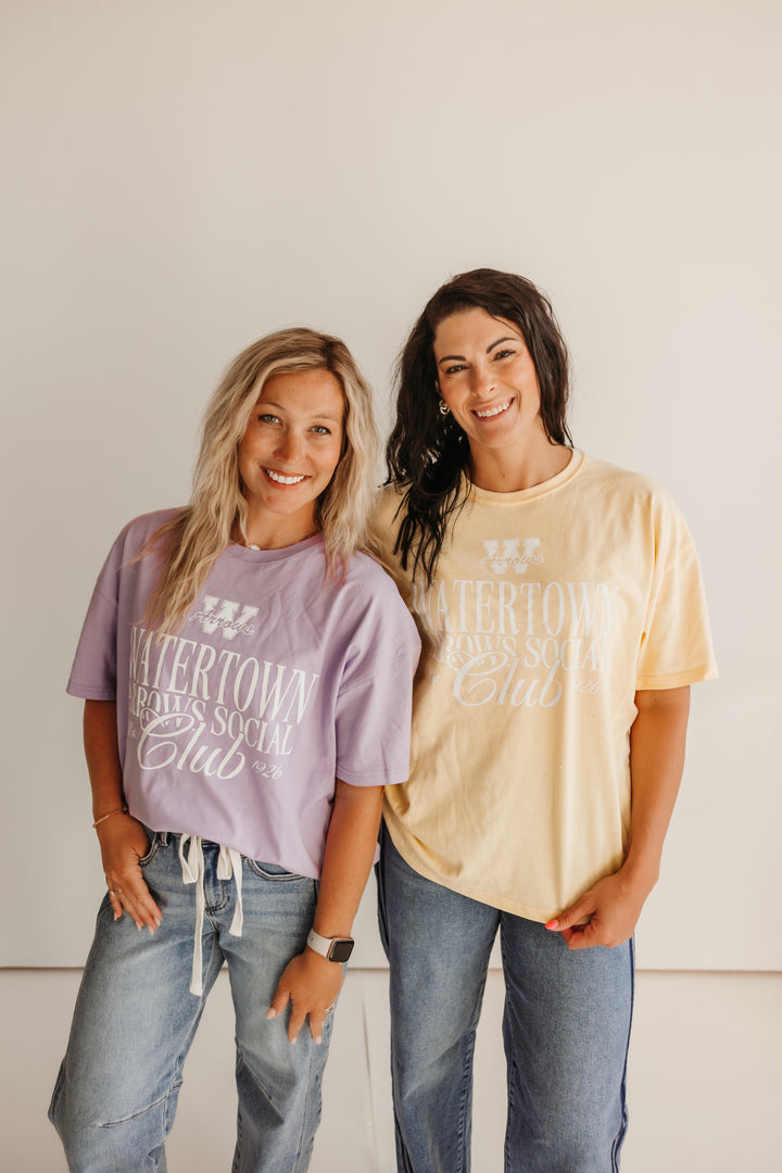 Lavender Social Club Oversized Tee