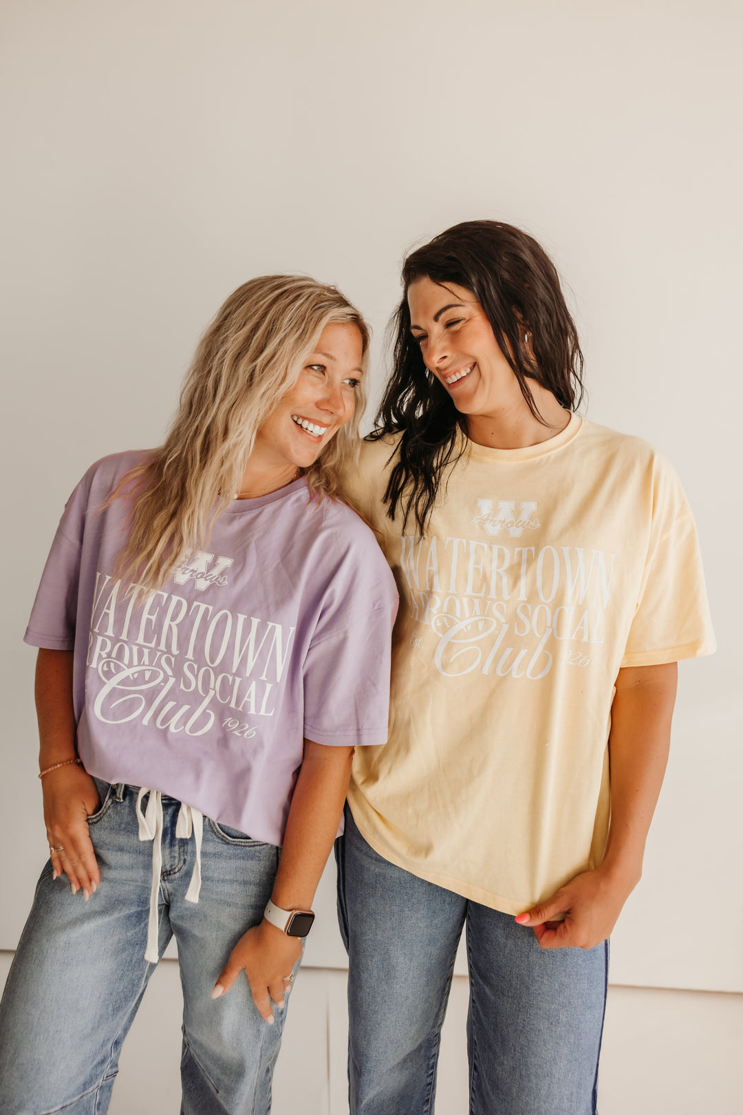 Pale Yellow Social Club Oversized Tee