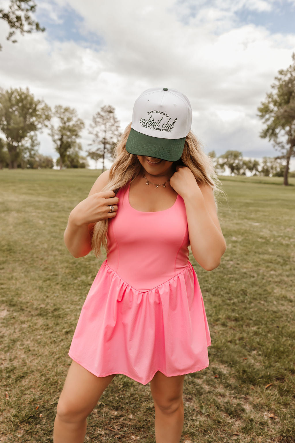 Pink Criss Cross Racerback Athletic Dress – The Shop by Kalyssa Rae