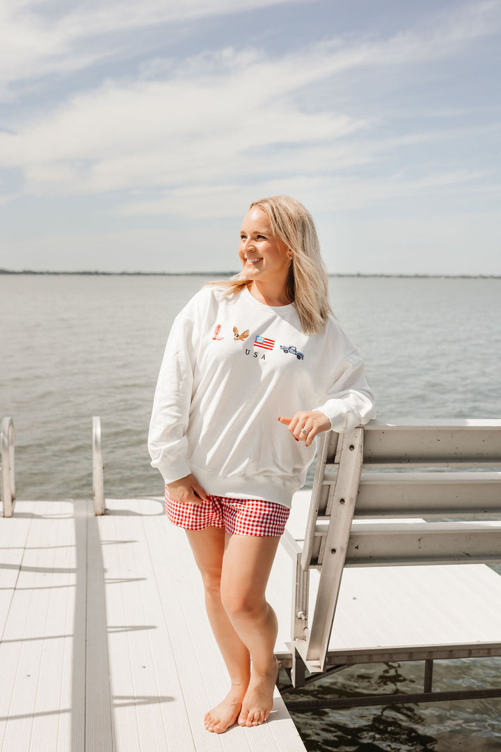 "USA" Crew Neck