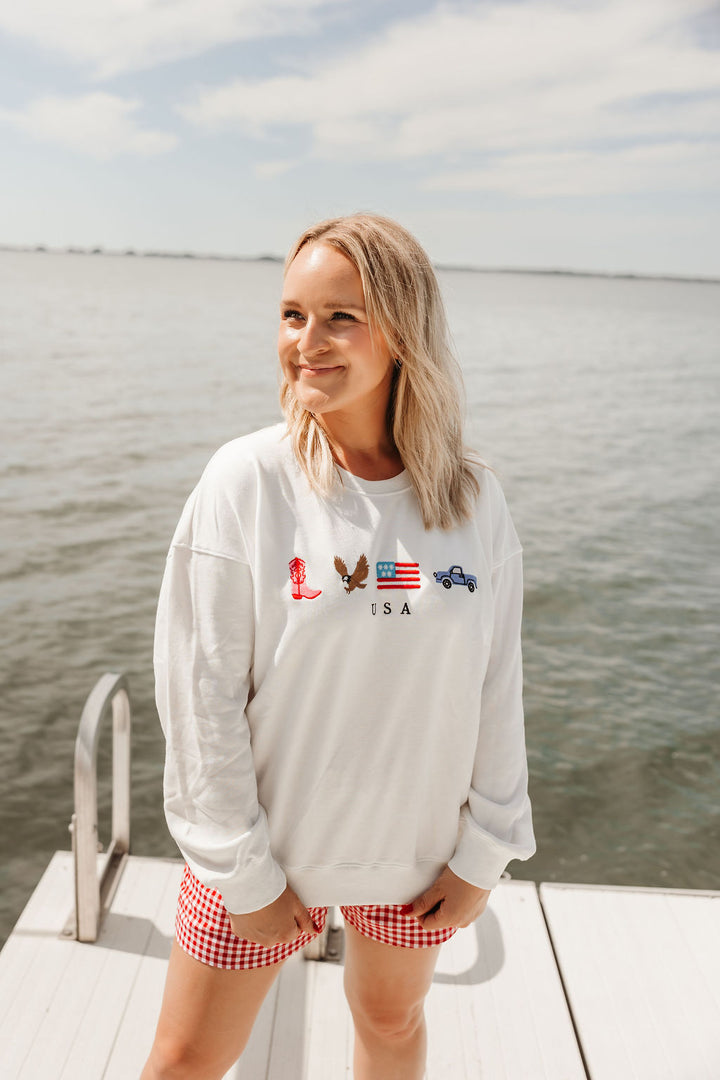 "USA" Crew Neck