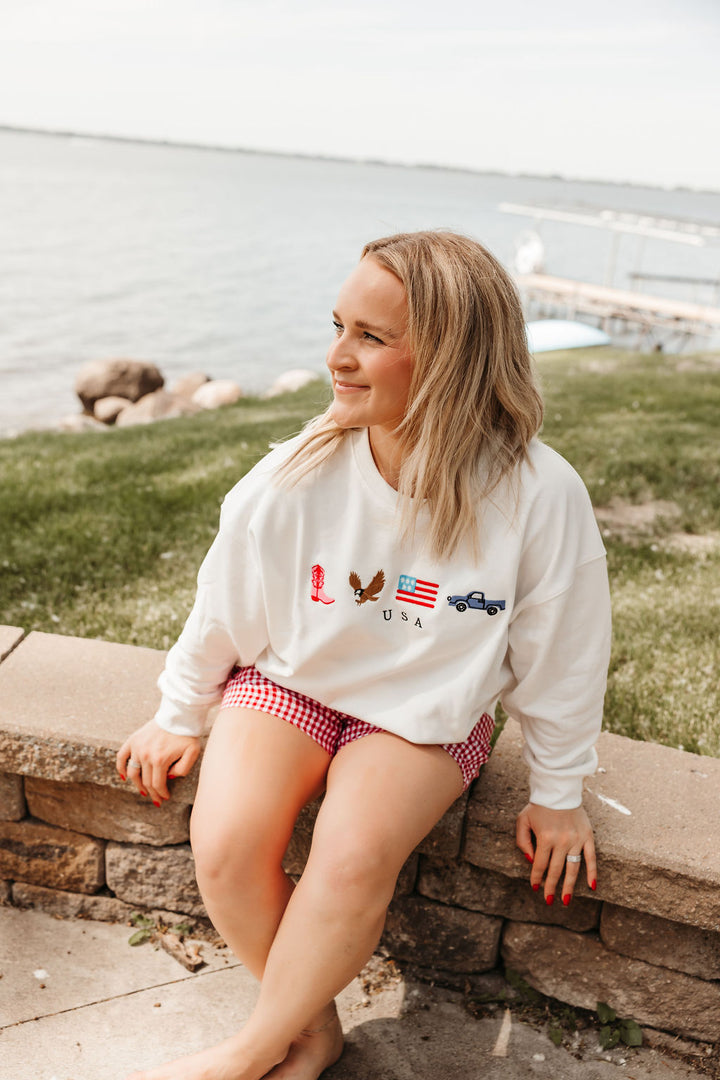 "USA" Crew Neck