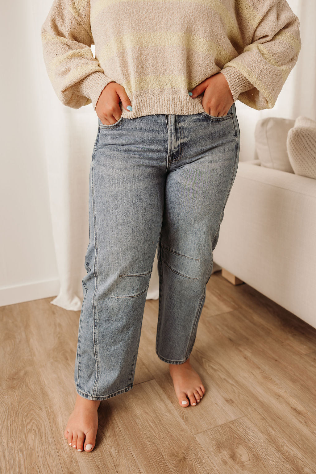 Vervet Kate Barrel Jeans
