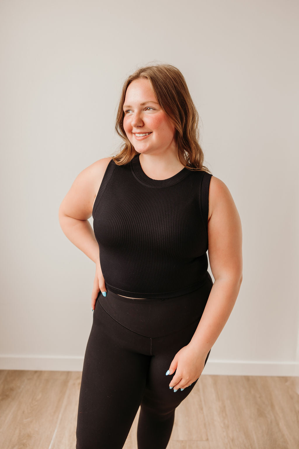 Finely Ribbed Muscle Tank