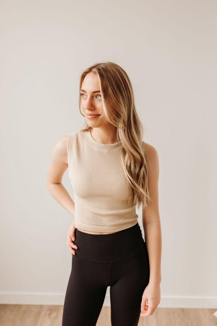 Finely Ribbed Muscle Tank