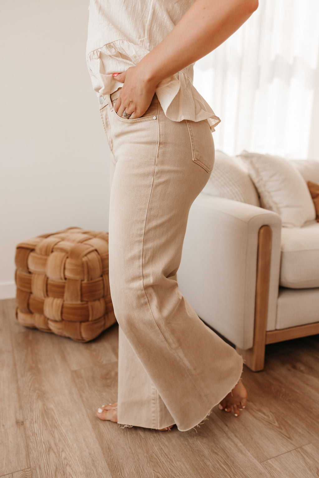 Risen Tummy Control Wide Leg