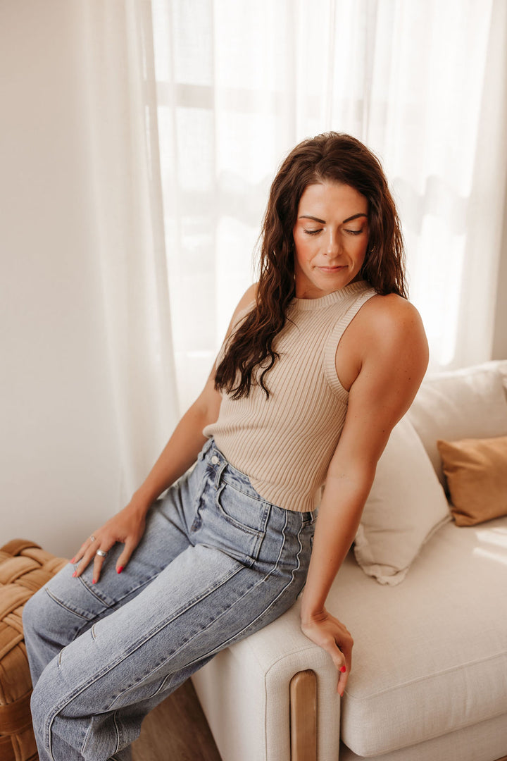 Sawyer Crop Sweater Top