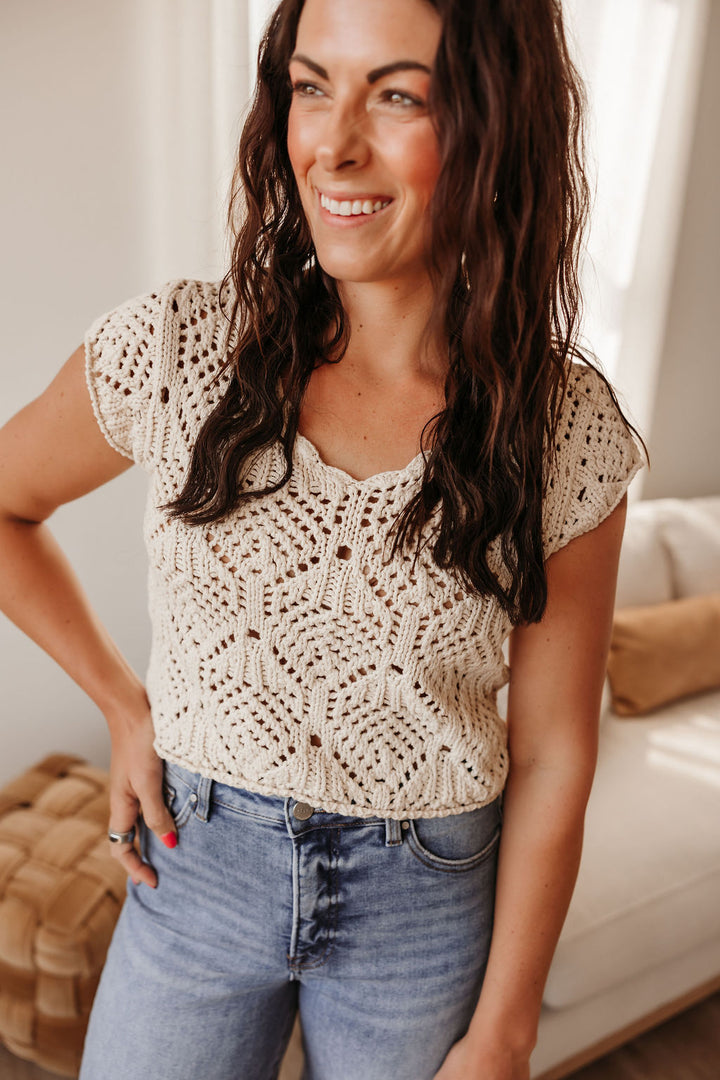 Kendra Crochet Sweater