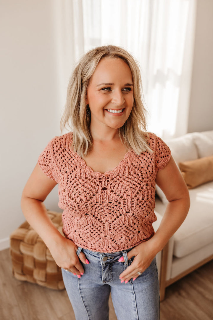 Kendra Crochet Sweater