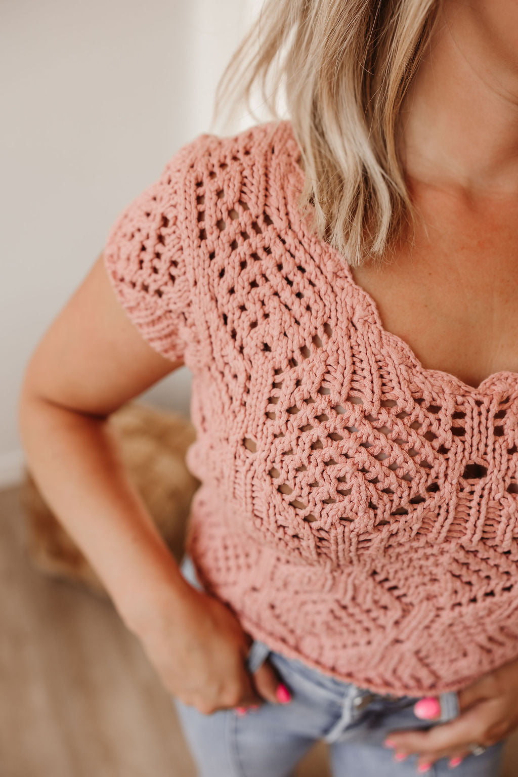 Kendra Crochet Sweater