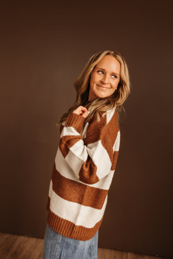 Carson Striped Pullover