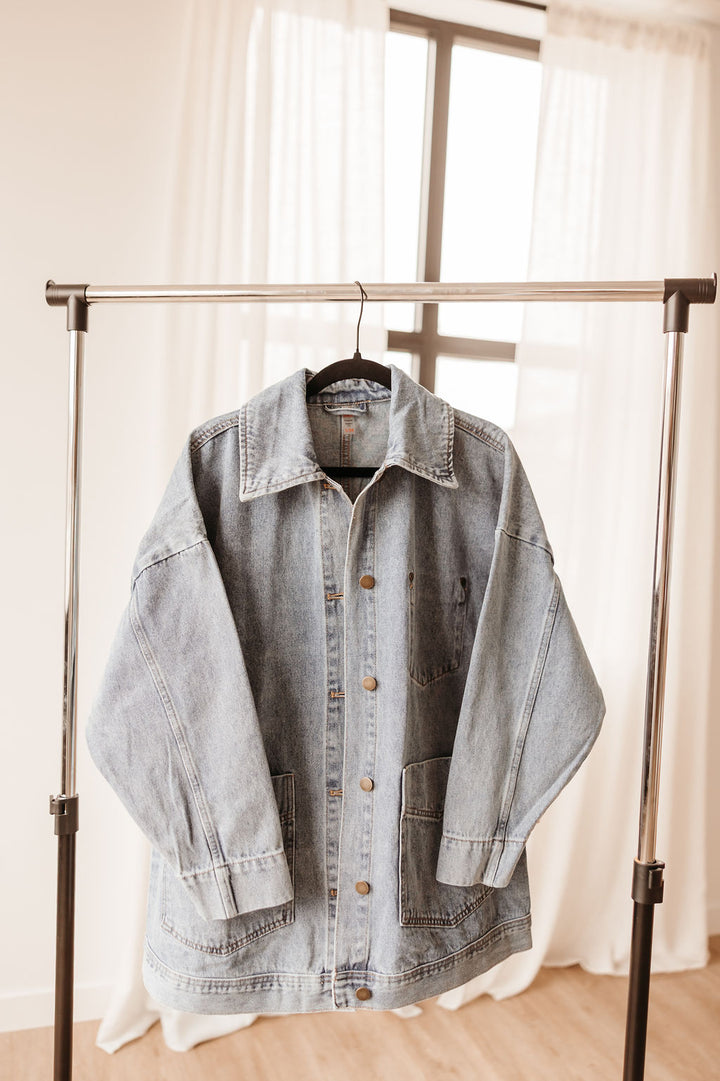Boxy Cut Denim Jacket