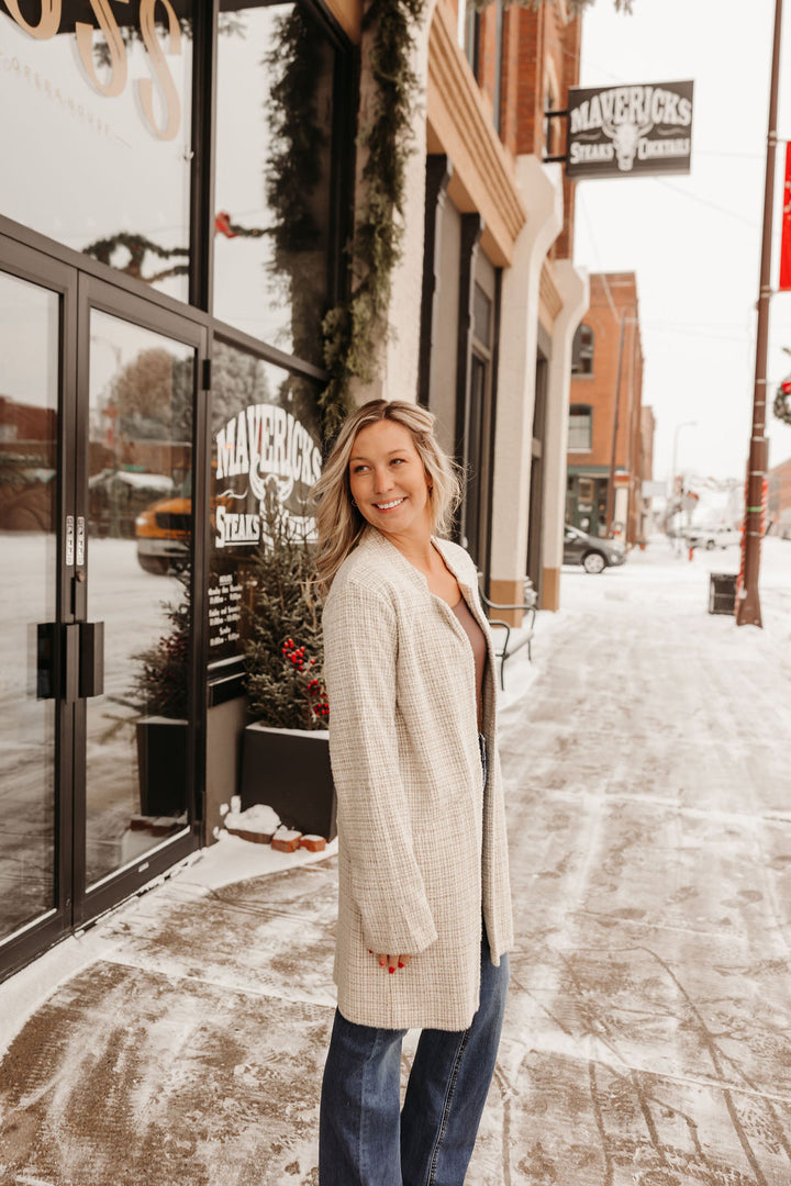 Brushed Lightweight Coatigan