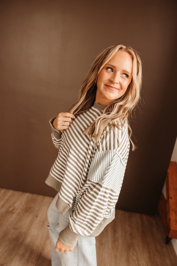 Striped Sweatshirt