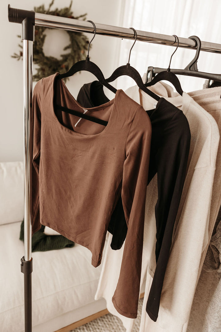 Square Neck L/S Top