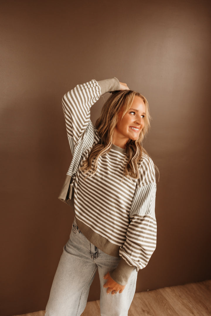 Striped Sweatshirt