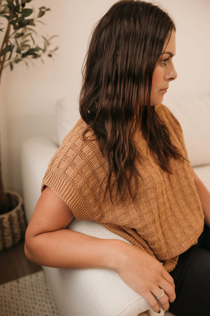 Textured Sweater Top