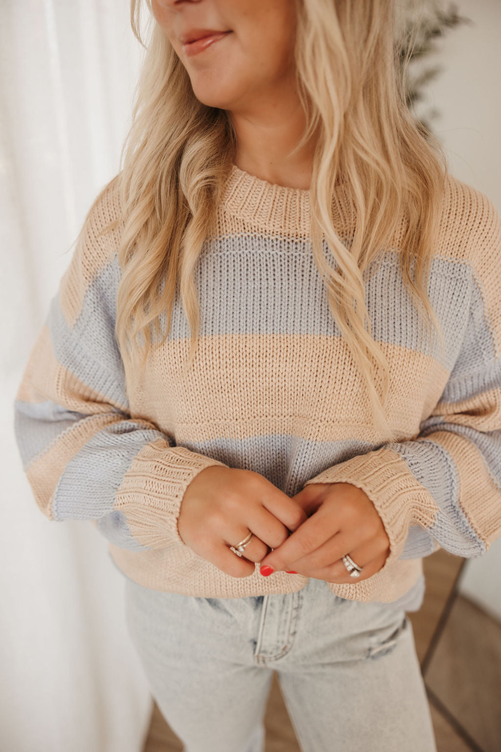 Striped Oversized Sweater