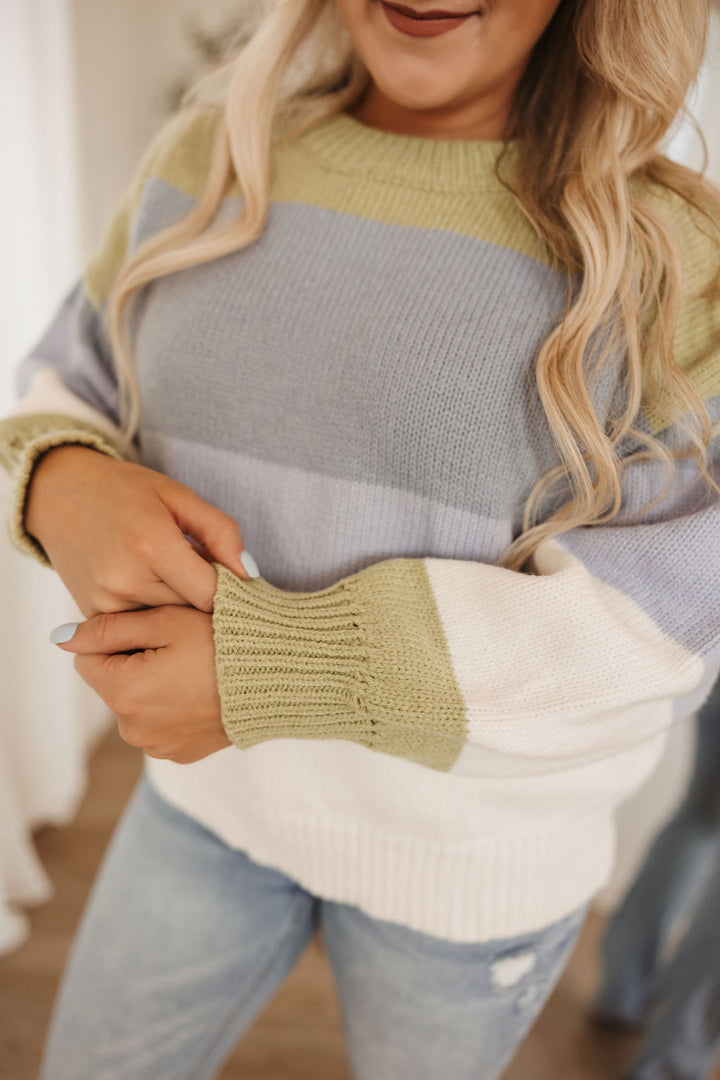 Striped Color Block Sweater