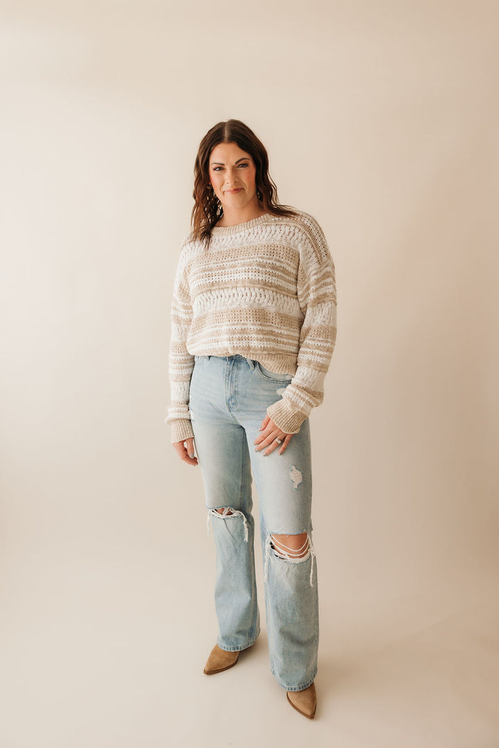 Coralie Striped Pullover