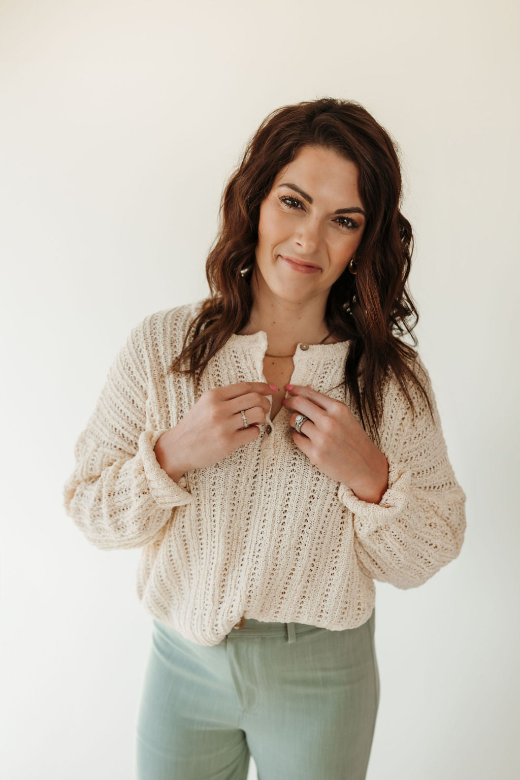 Relaxed Crochet Sweater