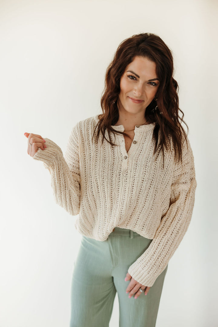 Relaxed Crochet Sweater