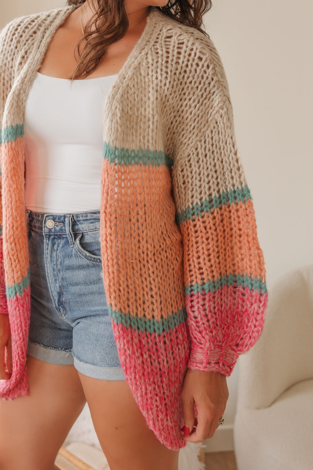 Open Knit Cardigan