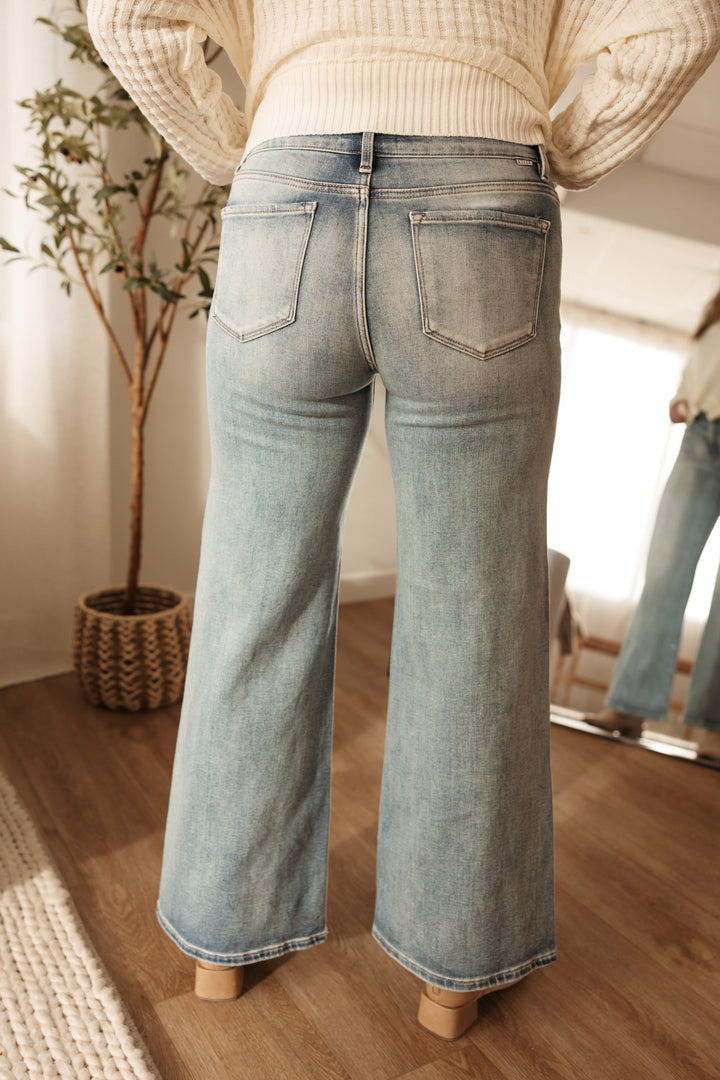 Risen Jeans with Front Patch Pocket