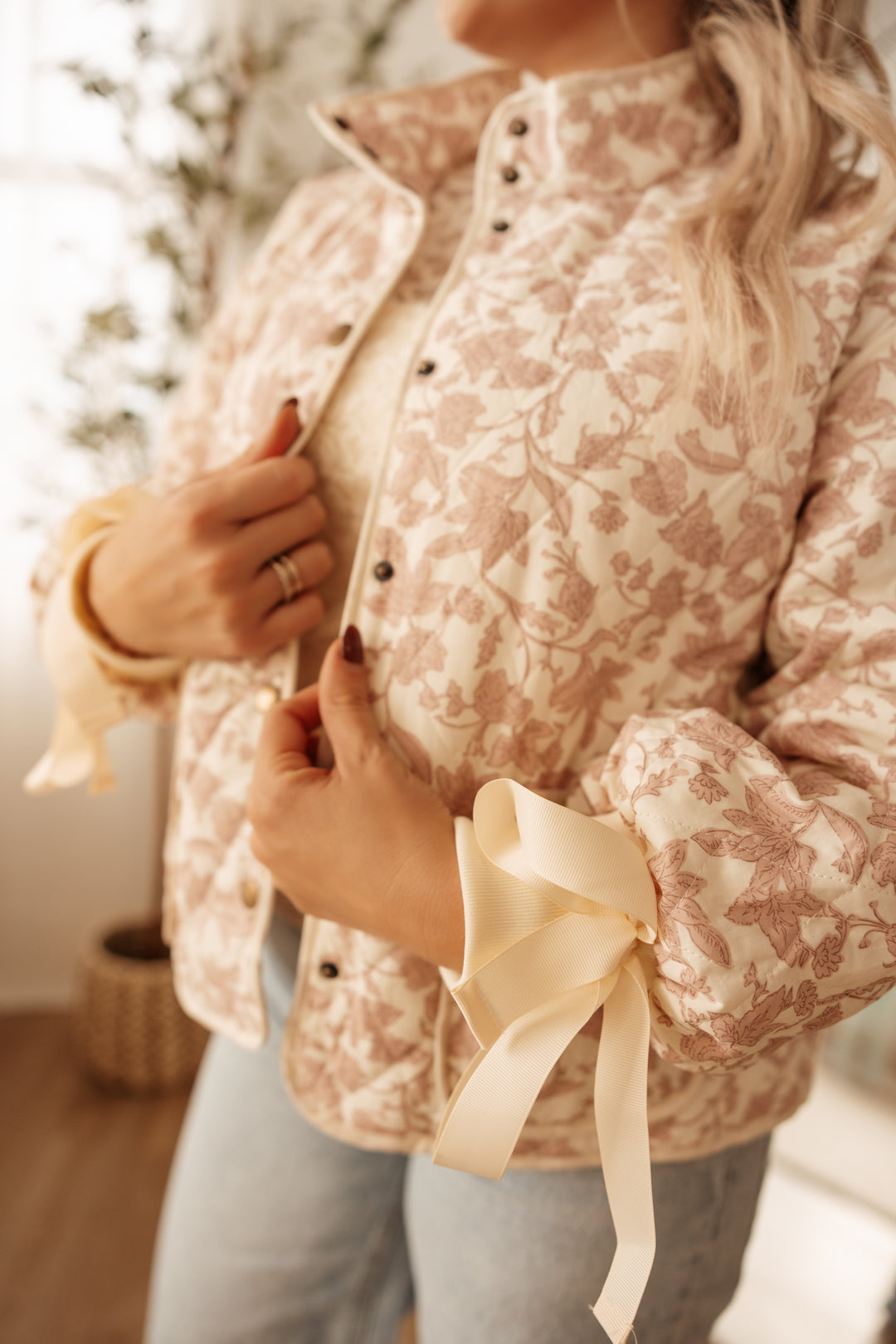 Floral Quilt Jacket