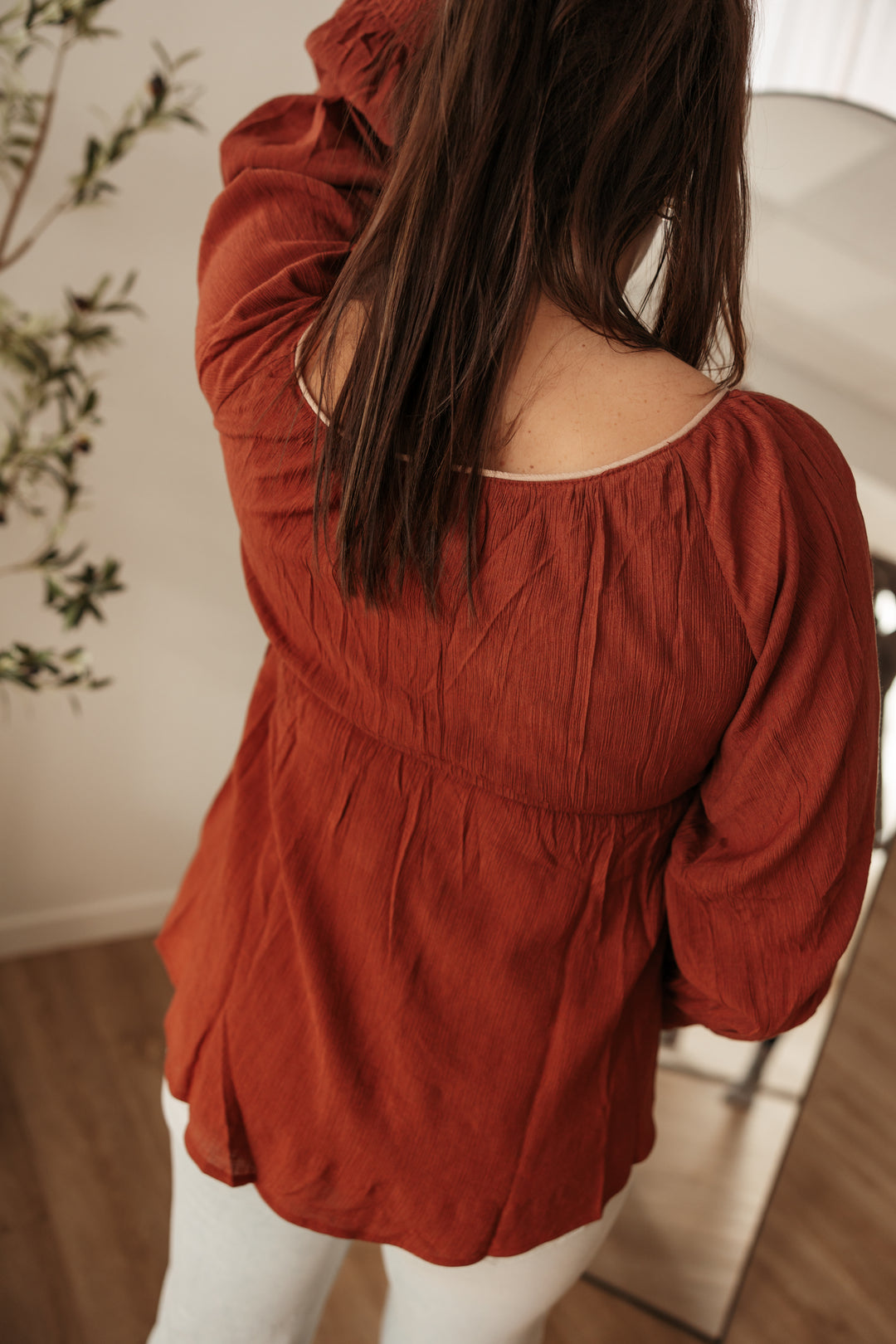 Button Front Blouse