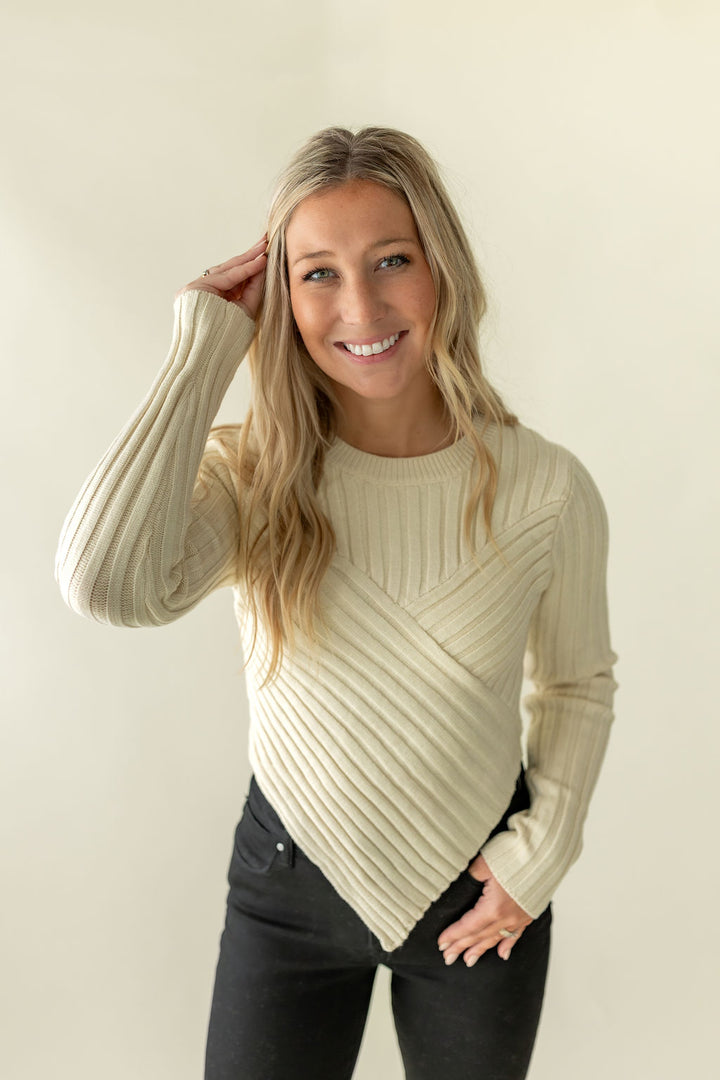 Asymmetrical Hem Sweater